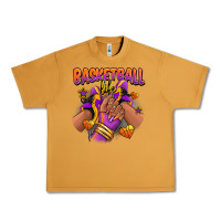 Peanut Butter Basketball life afro girl sneakers Urban Heavy Tee - RanaPortraitStore