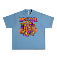 Pebble Blue Basketball life afro girl sneakers Urban Heavy Tee - RanaPortraitStore