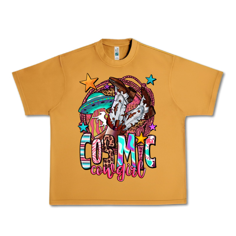 Cosmic Cowgirl Urban Heavy Tee by OliviaCreatesArt | Teevron