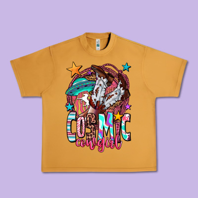 Cosmic Cowgirl Urban Heavy Tee Designed By Oliviacreatesart