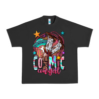 Pigment Black cosmic cowgirl Urban Heavy Tee - OliviaCreatesArt