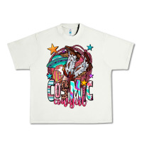 Pistachio cosmic cowgirl Urban Heavy Tee - OliviaCreatesArt