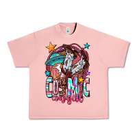 Salmon cosmic cowgirl Urban Heavy Tee - OliviaCreatesArt
