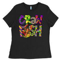 Black crawfish mardi gras Ladies Tee - CowGirlArtShop