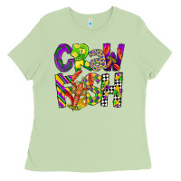 Matcha crawfish mardi gras Ladies Tee - CowGirlArtShop