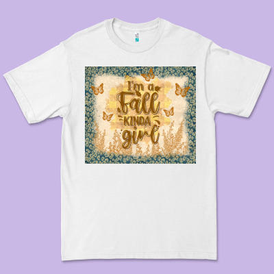 I'm A Fall Kinda Girl Premium Tee Designed By Tumblerdesignbyshophia