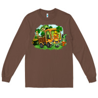Chestnut truck saint patricks day Long Sleeve Tee - FaDigitalArtStudio