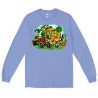 Colony Blue truck saint patricks day Long Sleeve Tee - FaDigitalArtStudio