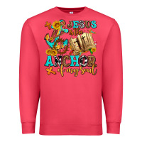 Cardinal jesus is the anchor of my soul Premium Sweatshirt - AdoDesignShop