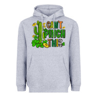 Heather Grey cant pinch this with clovers Heavyweight Hoodie - AdoDesignShop