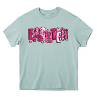 Arona Fighter Breast Cancer Heavy Core Tee - NancyCooperArtShop