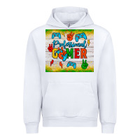White professional gamer Urban Hoodie - JahusDesignShop