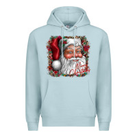 Blue Mist merry Christmas santa Premium Hoodie - CowhideDigitalArt