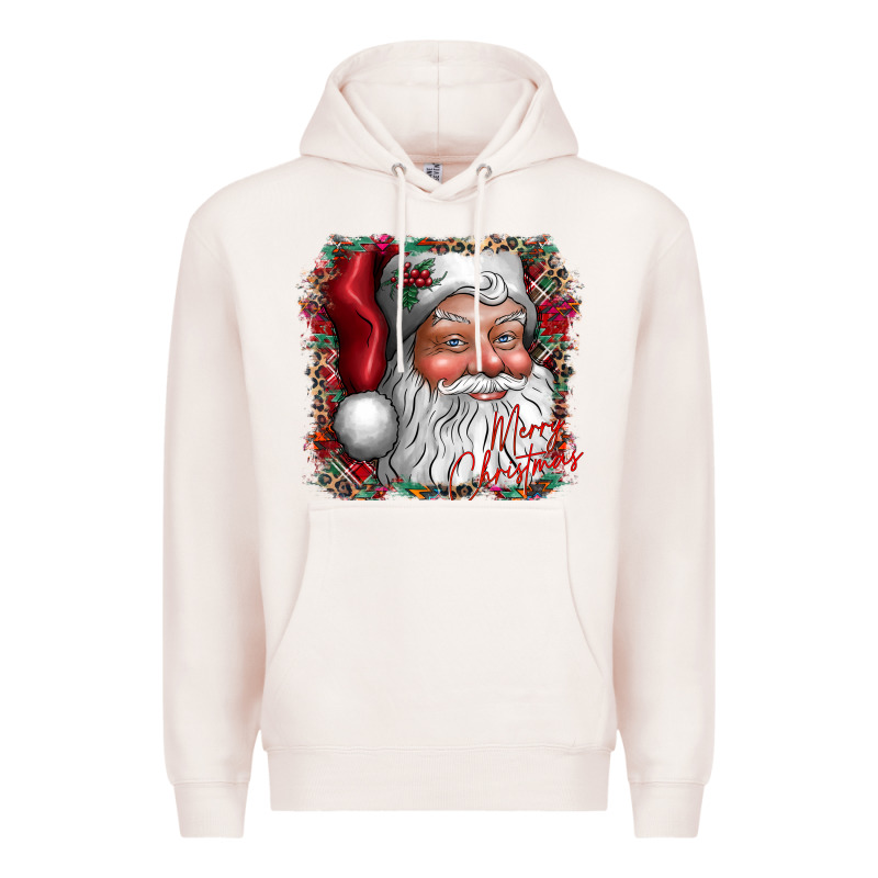 Merry Christmas Santa Premium Hoodie by CowhideDigitalArt | Teevron