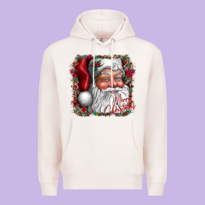 Merry Christmas Santa Premium Hoodie Designed By Cowhidedigitalart