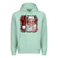 Seafoam merry Christmas santa Premium Hoodie - CowhideDigitalArt