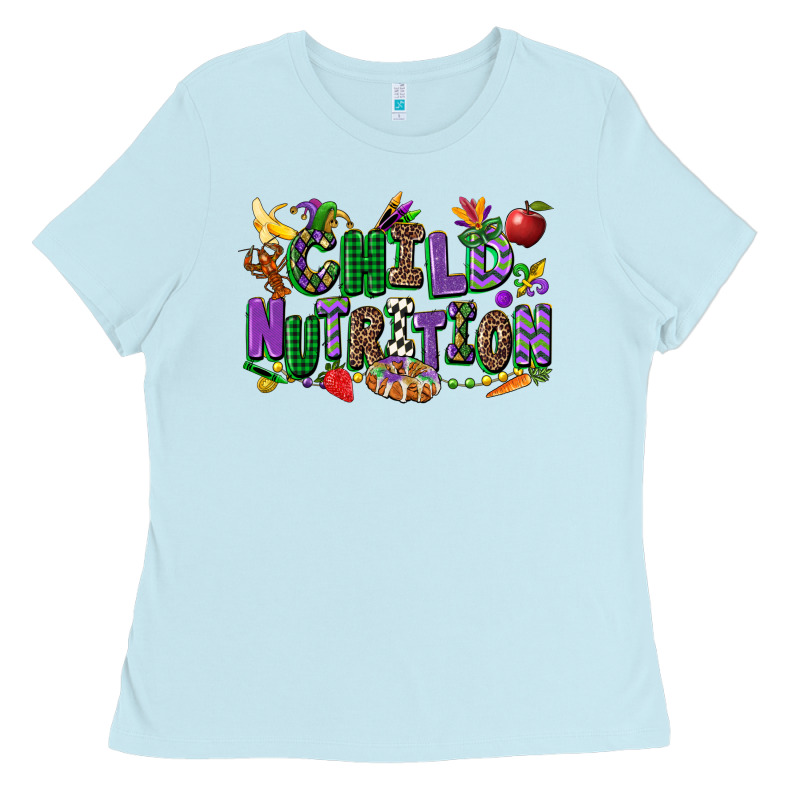 Child Nutrition Mardi Gras Cowgirl Ladies Tee by CowGirlArtShop | Teevron