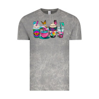 Cloud Rock tie dye coffee cups Vintage Tee - OliviaCreatesArt
