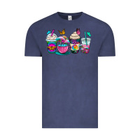Tie Dye Coffee Cups Vintage Tee | Teevron