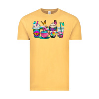 Vintage Mustard tie dye coffee cups Vintage Tee - OliviaCreatesArt