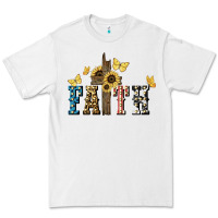 Faith Usa Sunflower 4th Of July Premium Tee | Teevron