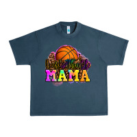 Midnight Navy basketball mama Urban Heavy Tee - OliviaCreatesArt