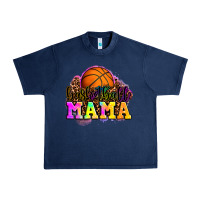 Navy basketball mama Urban Heavy Tee - OliviaCreatesArt