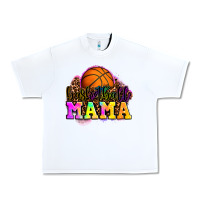 White basketball mama Urban Heavy Tee - OliviaCreatesArt