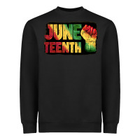 Black juneteenth Heavyweight Sweatshirt - BarkalooDesign