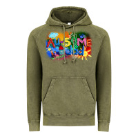 Vintage Olive Au-some dad Autism Vintage Hoodie - FaDigitalArtStudio