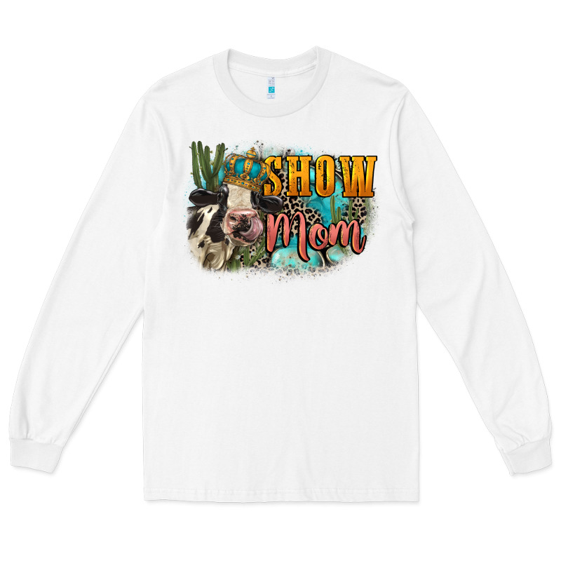Show Mom Cow Mother's Day Long Sleeve Tee by FaDigitalArtStudio | Teevron
