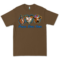 Cacao Peace Love Cows Premium Tee - Jasminsmagicworld
