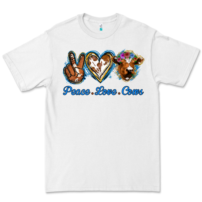 Peace Love Cows Premium Tee by Jasminsmagicworld | Teevron