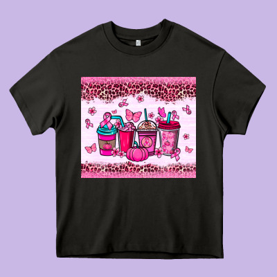 Breast Cancer Coffee Cups Heavy Core Tee Designed By Nancycooperartshop