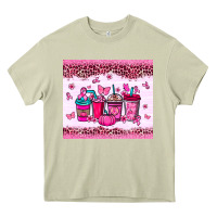 Mossy Breast Cancer coffee cups Heavy Core Tee - NancyCooperArtShop