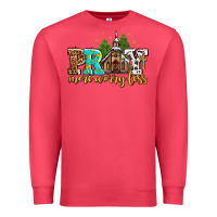 Cardinal pray more worry less with church Premium Sweatshirt - AdoDesignShop
