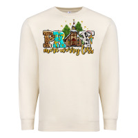 Sandshell pray more worry less with church Premium Sweatshirt - AdoDesignShop