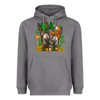 Storm st patricks donkeys with  shamrocks Heavyweight Hoodie - AdoDesignShop