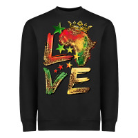 Black juneteenth love Heavyweight Sweatshirt - BarkalooDesign