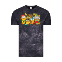 Cloud Black school bus coffee cups Vintage Tee - OliviaCreatesArt
