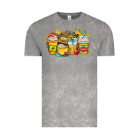 Cloud Rock school bus coffee cups Vintage Tee - OliviaCreatesArt