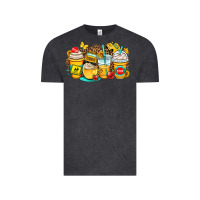 Vintage Black school bus coffee cups Vintage Tee - OliviaCreatesArt
