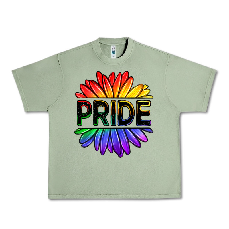Hippie Pride Sunflowers Urban Heavy Tee by OliviaCreatesArt | Teevron