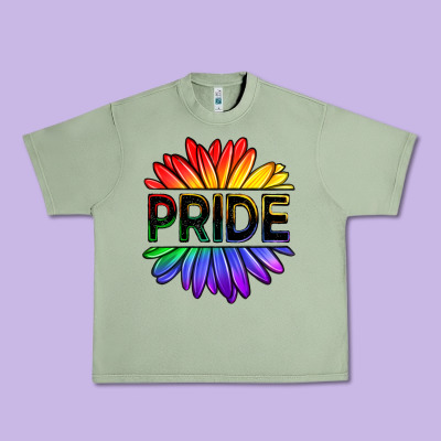 Hippie Pride Sunflowers Urban Heavy Tee Designed By Oliviacreatesart