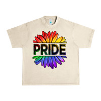 Sandshell hippie pride sunflowers Urban Heavy Tee - OliviaCreatesArt