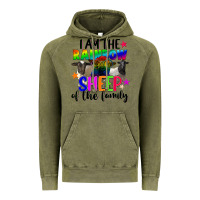 Vintage Olive I am the rainbow sheep of the family Vintage Hoodie - FaDigitalArtStudio
