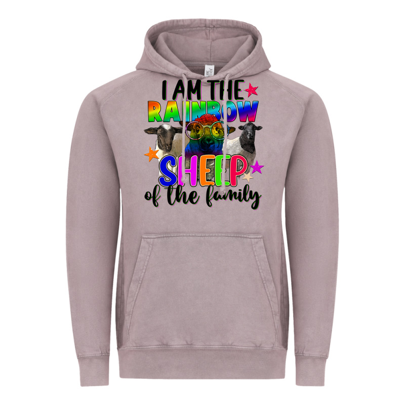I Am The Rainbow Sheep Of The Family Vintage Hoodie by FaDigitalArtStudio | Teevron