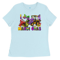 Baby Blue i dig mardi gras Ladies Tee - CowGirlArtShop