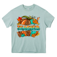 Teacher Pumpkin Heavy Core Tee | Teevron