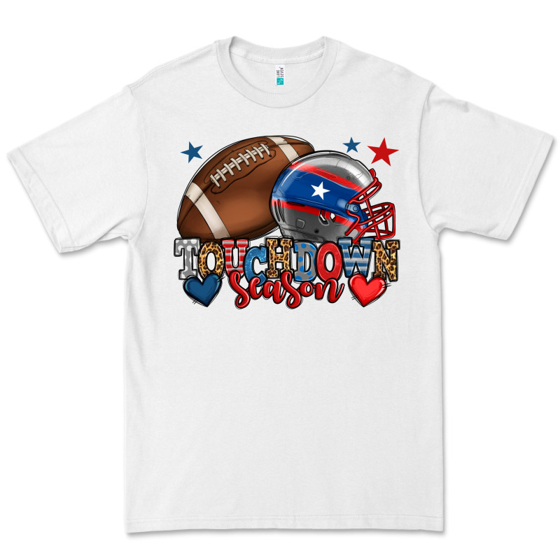 Touchdown Season American Football 4th Of July Premium Tee by HowdyJamesFarm | Teevron
